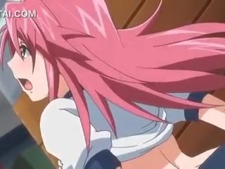 Hentai dirty clip siren in big tits gets wet