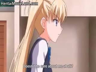 Jälk kuum kuni trot blond suur boobed anime diva part5